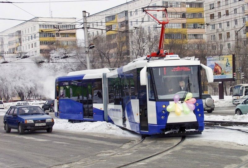 Альтернативное передвижение трамвая (7 фото)