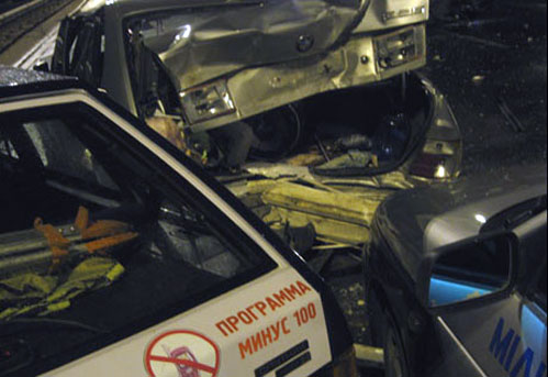 Нашумевшая авария под Минском (8 фото)