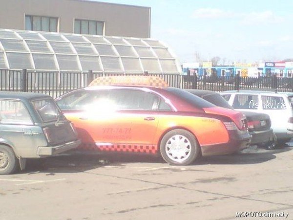 Элитные такси на базе Maybach и Porsche колесят по столице нашей родины(10 фото)