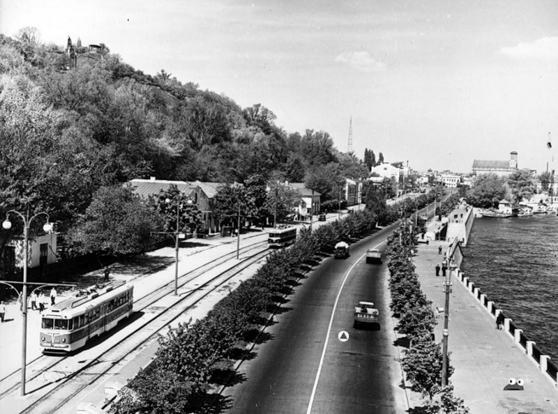 Набережная Днепра (ныне - Набережное шоссе), 1959 год