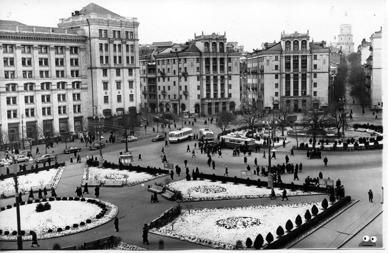 Площадь Калинина, 1960-е. Так в те годы назывался Майдан Незалежності