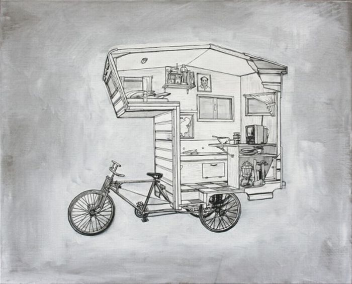 Вело-дом на колесах (7 фото)