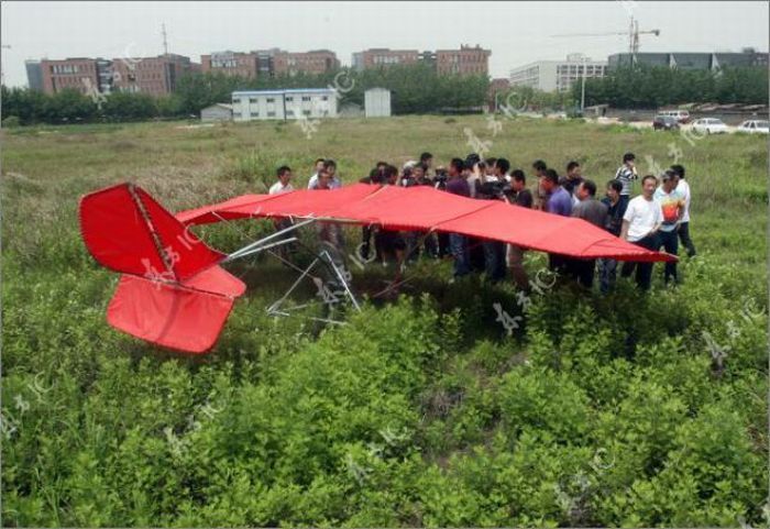 Фермер из Китая построил самолет своими руками (35 фото)