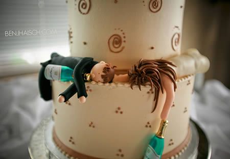 Сумасшедшие свадебные торты (15 фото)