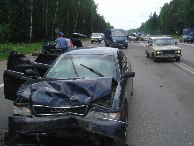 Авария на Минском шоссе (24 фото)