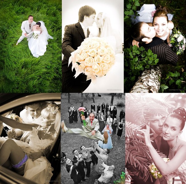 Свадебные фото (60 фото)