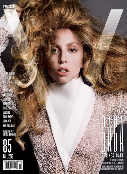 ﻿ Lady Gaga снялась голой сразу же для четырех обложек  (12 фото)