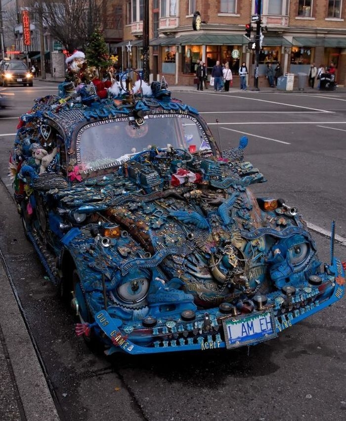 Автомобили с сумасшедшим тюнингом (45 фото)