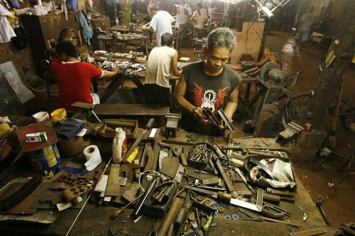 Кустарное производство оружия на Филиппинах (27 фото+текст)