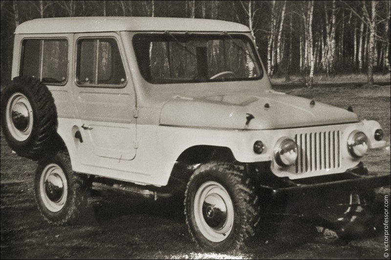 30. Москвич-416, опытный образец 1959 года. Полный привод и мощность 45 л.с.