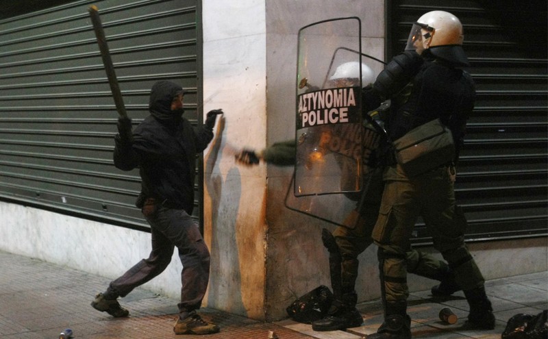 Беспорядки в Греции (37 фото)