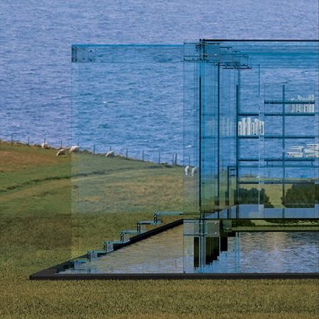 Домик из стекла (7 фото)