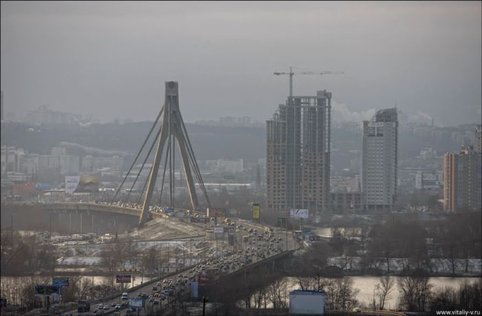 Московский Мост в Киеве – Удивительные Фотографии (19 фото)